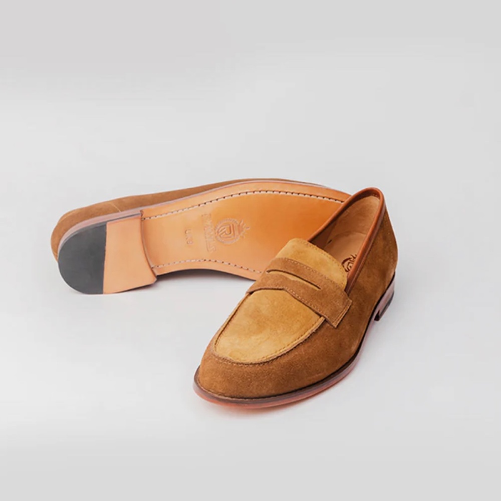 Rawls Designer Loafer - ALFONS LOAFER - COGNAC SUEDE